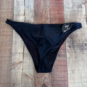 Forever 21 black bikini swimwear bottoms women's xl
